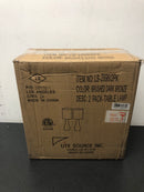 Lite Source LS-2998/2PK Quatro II 1 Light Table Lamp with Linen Fabric Shade (Pack of 2) - Brushed Dark Bronze