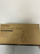 Westinghouse 7305700 Stella Mira 52 in. LED Indoor Brushed Nickel Ceiling Fan with Light Fixture and Remote Control