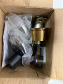 Baldwin 8231055 Traditional Solid Brass Single Cylinder Keyed Entry Deadbolt from the Estate Collection - Polished Nickel