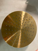 Signature Hardware 476850 1.8 GPM 8" Wide Modern Round Rain Shower Head - Brushed Gold