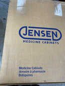 Jensen 490 18-1/8" x 24-1/8" Framed Single Door Medicine Cabinet - Stainless Steel