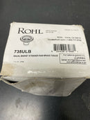 Rohl 735ULB 3 1/2" Basket Strainer without remote pop-up - Unlacquered Brass