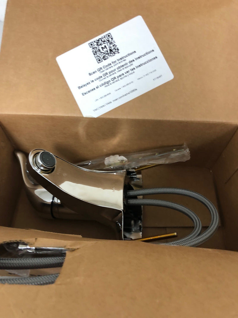 Moen L4625 Single Handle Centerset Bathroom Faucet from the Chateau Collection (Valve Included) - Chrome