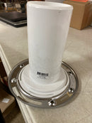 Jones stephens C57236 7 in. O.D. Plumbfit PVC Closet (Toilet) Flange w/Stainless Steel Ring & 6 in. Shank, Fits Inside 3 in. Sch. 40 DWV Pipe