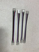 Armacost lighting 761620 5 Pin COB RGB Plus W 6 in. Tape to Tape LED Strip Light Connectors (4-Pack)