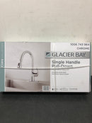 Glacier bay HDQFP1B4216CP Clare Single Handle Pull Down Laundry Utility Faucet in Chrome