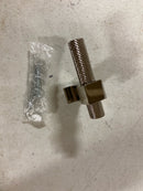 Signature Hardware Andrex Knurled Offset Cabinet Knob Polished Nickel SH553023PN