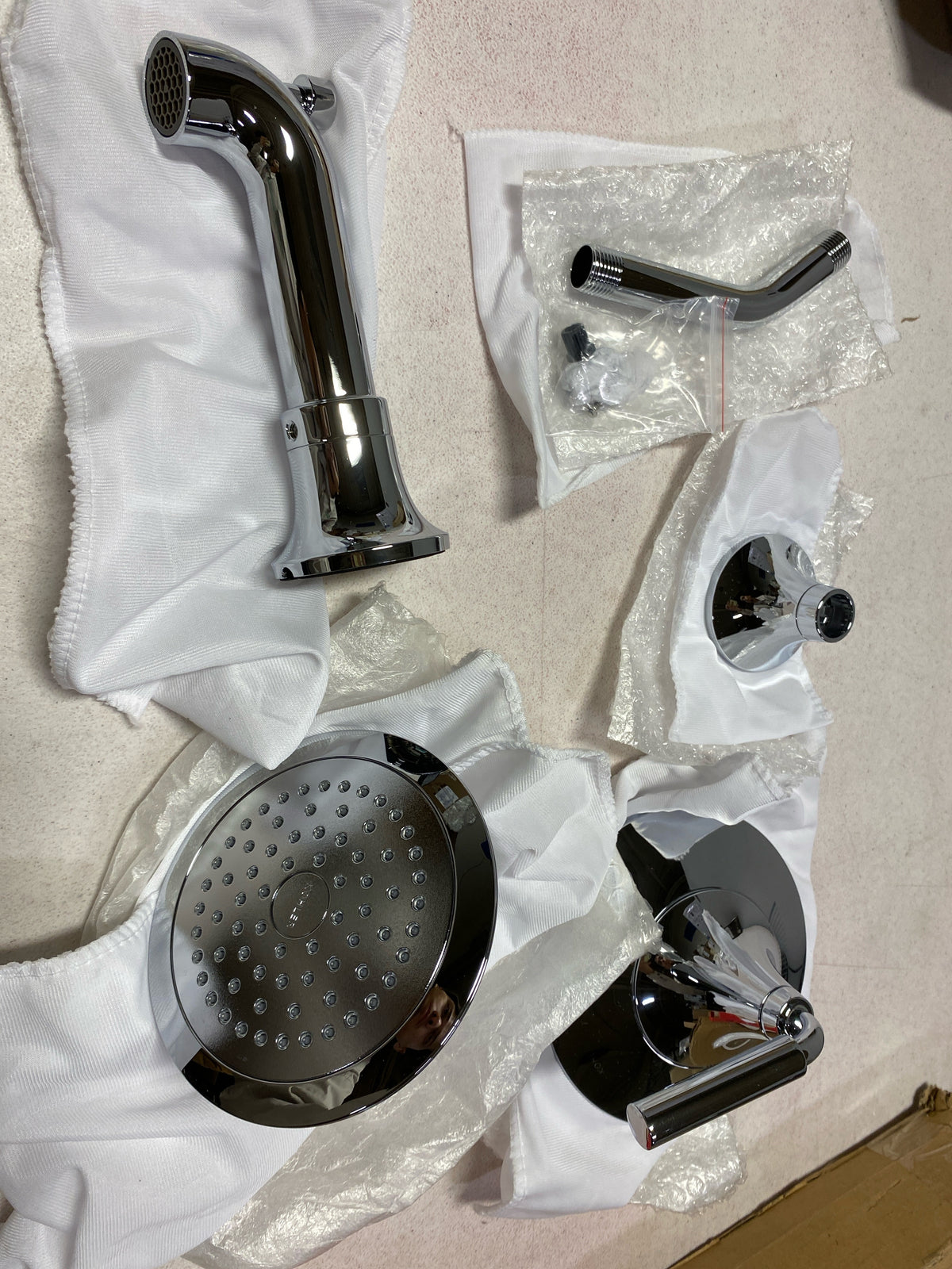 Kohler TS27421-4-CP Tone 1-Handle Tub and Shower Faucet Trim Kit with 2.5 GPM in Polished Chrome (Valve Not Included)