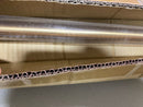 Signature Hardware 466514 48" Straight Brass Shower Rod - Brushed Gold