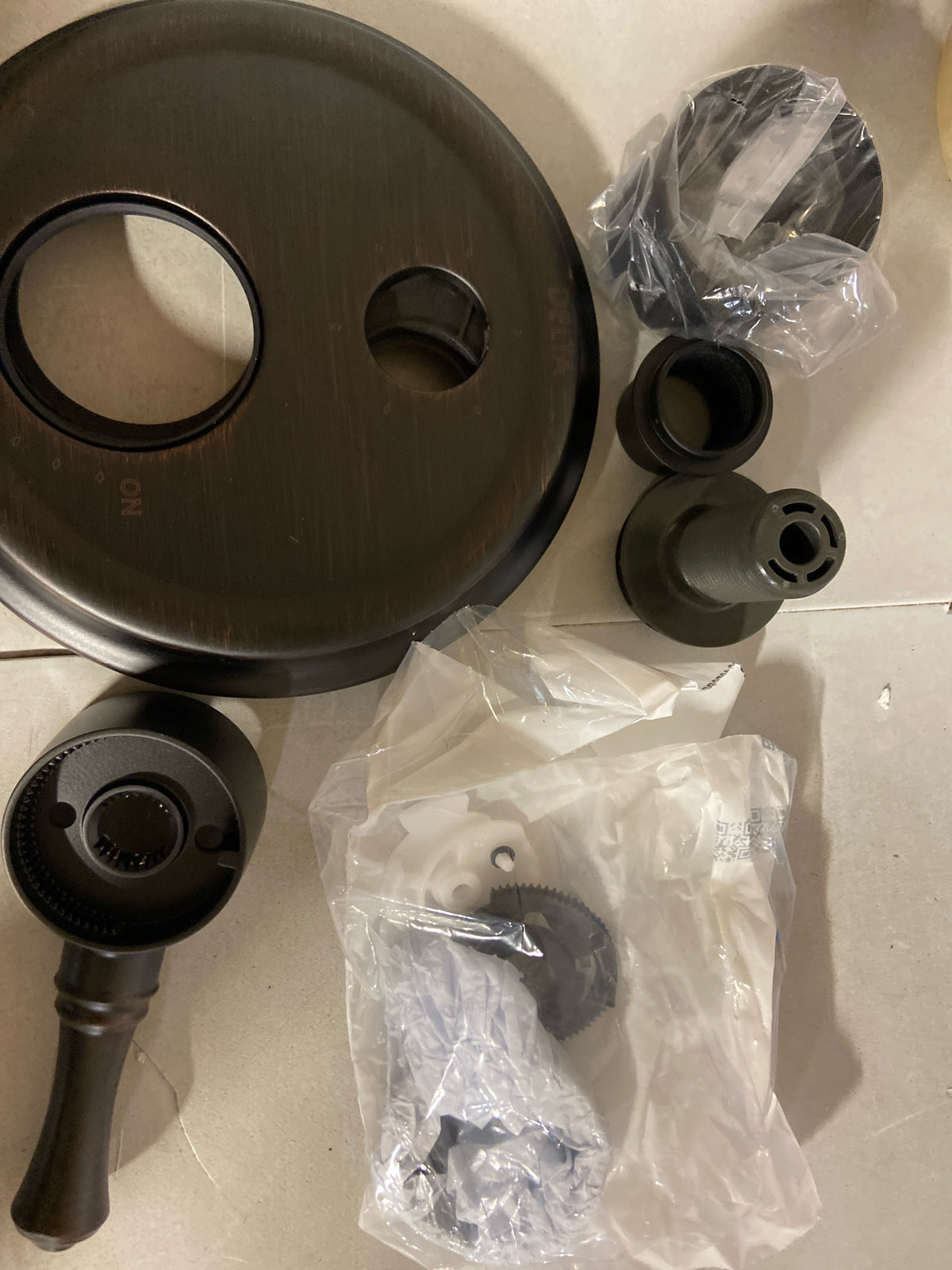 Delta T27997-RB Cassidy 17 Series Pressure Balanced Valve Trim with Integrated Volume Control and 6 Function Diverter for Three Shower Applications - Less Rough-In - Venetian Bronze