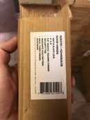 Miseno MDH4063BK 4 x 4 Plain Bearing 5/8" Radius Corner Door Hinge - Pack of 3 - Matte Black