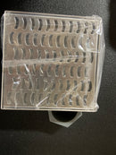 Reln FD0602WVSS 6 in. x 6 in. Stainless Steel Square Shower Drain with Wave Pattern Drain Cover