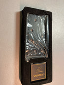 EMBASSY Door Hinge 5 x 5 Solid Brass Matte Black with Urn Tips