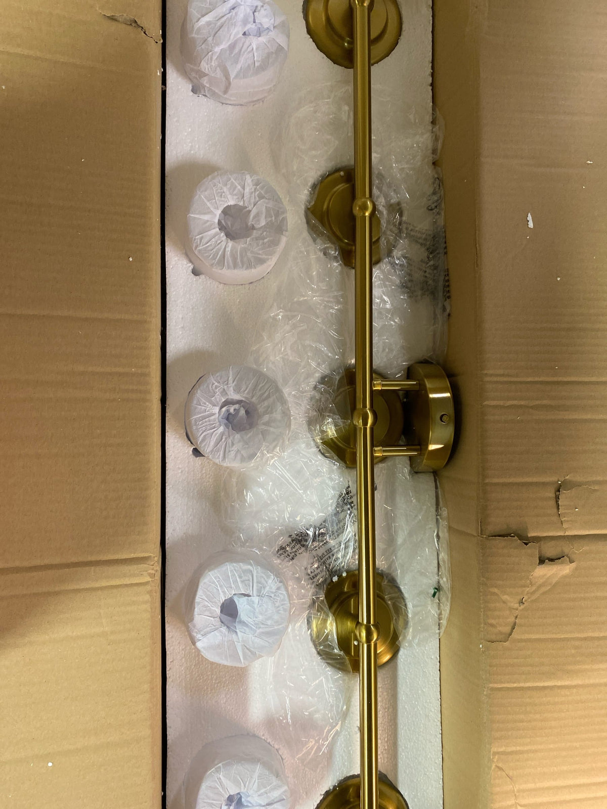 Z-Lite 742-5V-LG Thayer 5 Light 39" Wide Vanity Light - Luxe Gold