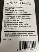 Craftmade PB5001-AZ 3-9/10" Tall Lighted Pushbutton Doorbell - Antique Bronze