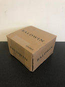 Baldwin Rustic Square Standard C Keyway Single Cylinder Keyed Entry Deadbolt