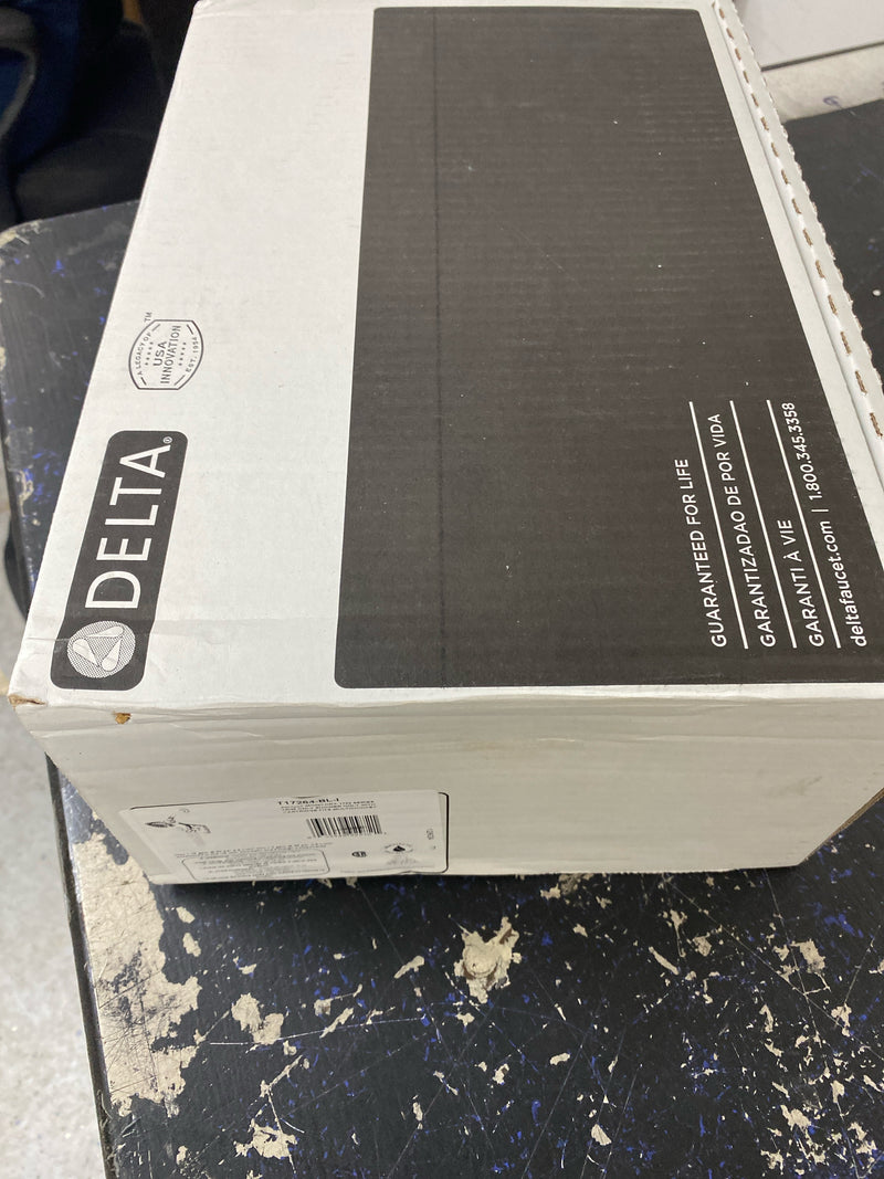 Delta T17264-BL-I Ashlyn Monitor 17 Series Dual Function Pressure Balanced Shower Only with In2ition and Integrated Volume Control - Less Rough-In Valve - Matte Black