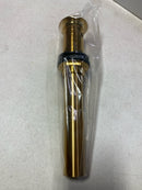 Signature Hardware 439787 Extended Press Type Pop Up Drain with No Overflow - Brushed Gold