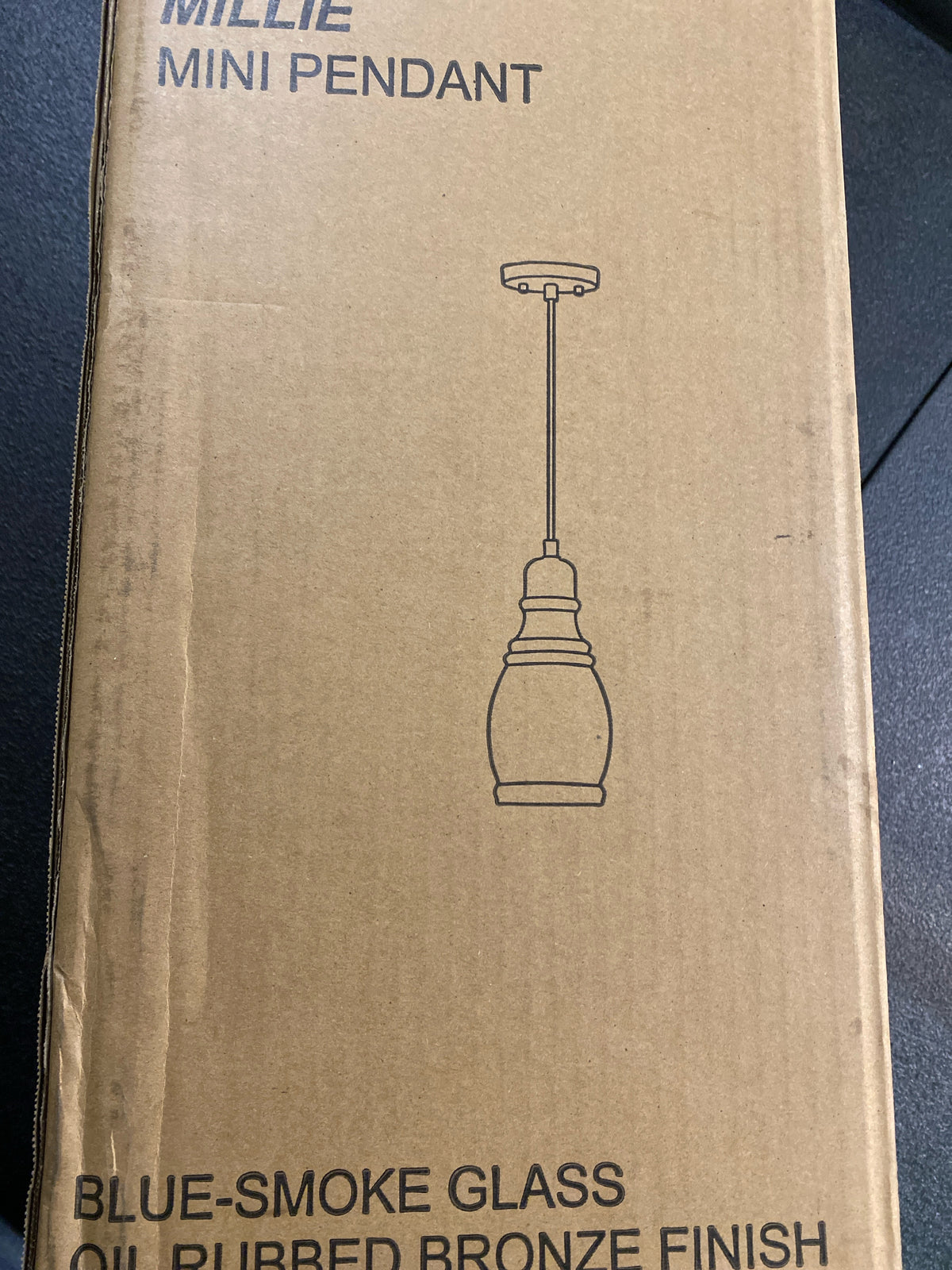 Vaxcel Lighting P0247 Millie 1 Light 5-1/4"W Mini Pendant - Bronze