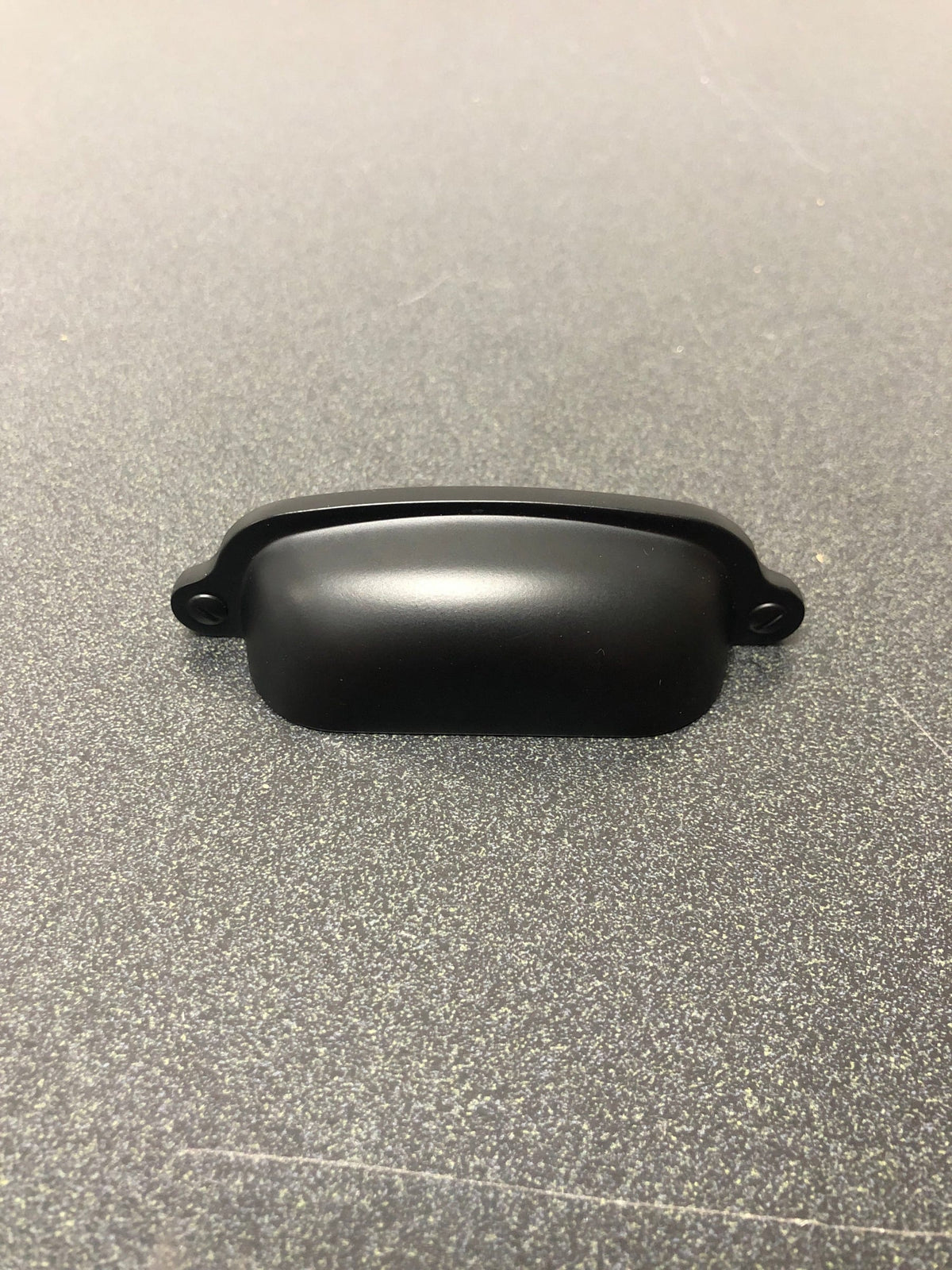 Top Knobs M1684 Dakota 2-9/16 Inch Center to Center Cup Cabinet Pull - Flat Black