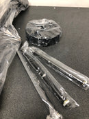 Rrtyo 81010000004678 Highlandville 23.62 in. 6-Light Black Sputnik Semi-Flush Mount