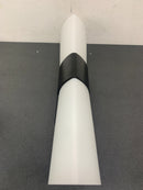 Progress Lighting P300062-031 Zura 2 Light 21" Tall Bathroom Sconce with Etched Opal Shades - Black