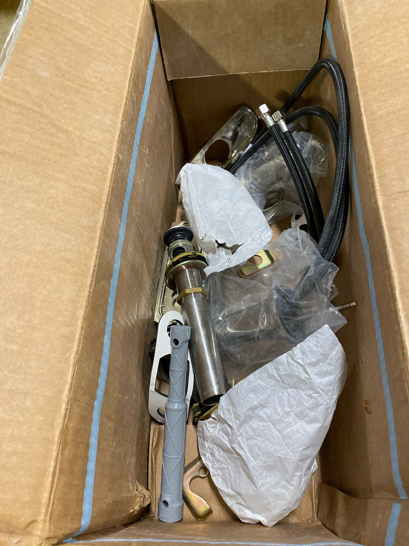 Kohler K-22022-4-SN Tempered 1.2 GPM Single Hole Bathroom Faucet with Pop-Up Drain Assembly - Vibrant Polished Nickel