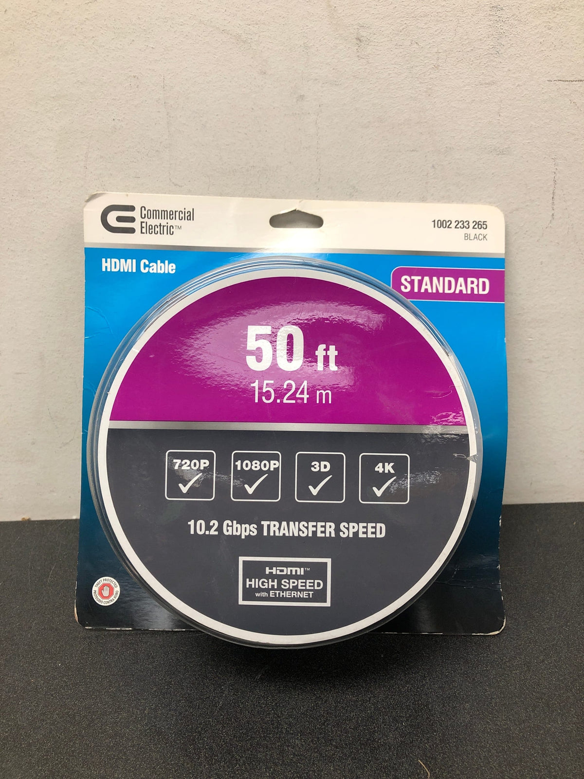 Commercial electric HD0776 50 ft. Standard HDMI Cable