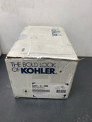 Kohler K-22021-4-2MB Tempered 1.2 GPM Centerset Bathroom Faucet with Pop-Up Drain Assembly - Vibrant Brushed Moderne Brass