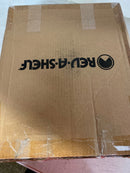 Rev-A-Shelf 6421-18-11-52 Classic 18" Polymer Kidney 1-Shelf Lazy Susan with Bottom Mount Rotating Post for Corner Wall Cabinets - White