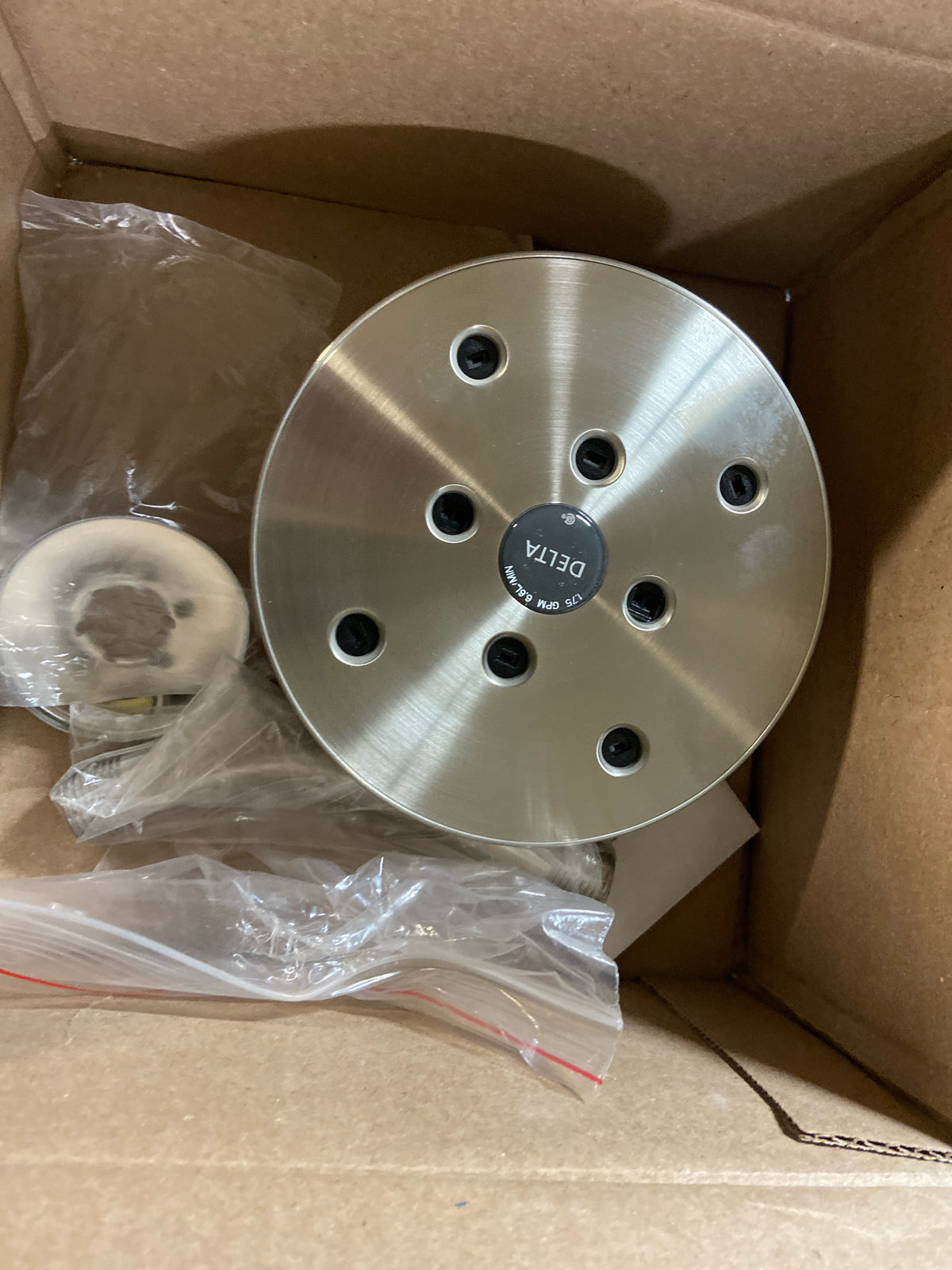 Delta RP70175PR Universal Showering Components 1.75 GPM Single Function Shower Head - Lumicoat Chrome