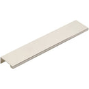 Emtek 87110US15 Modern Edge 4 Inch Center to Center Finger Cabinet Pull from the Contemporary Collection - Satin Nickel