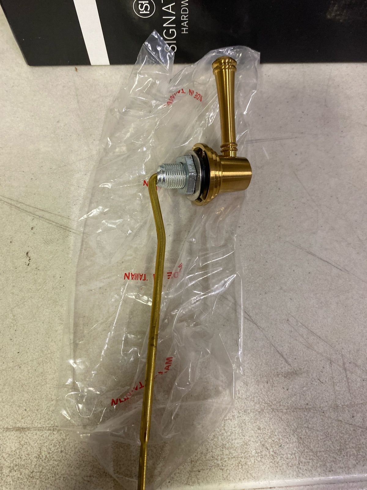 Signature Hardware SH425BG Key West Front Mounted Toilet Tank Lever - Brushed Gold