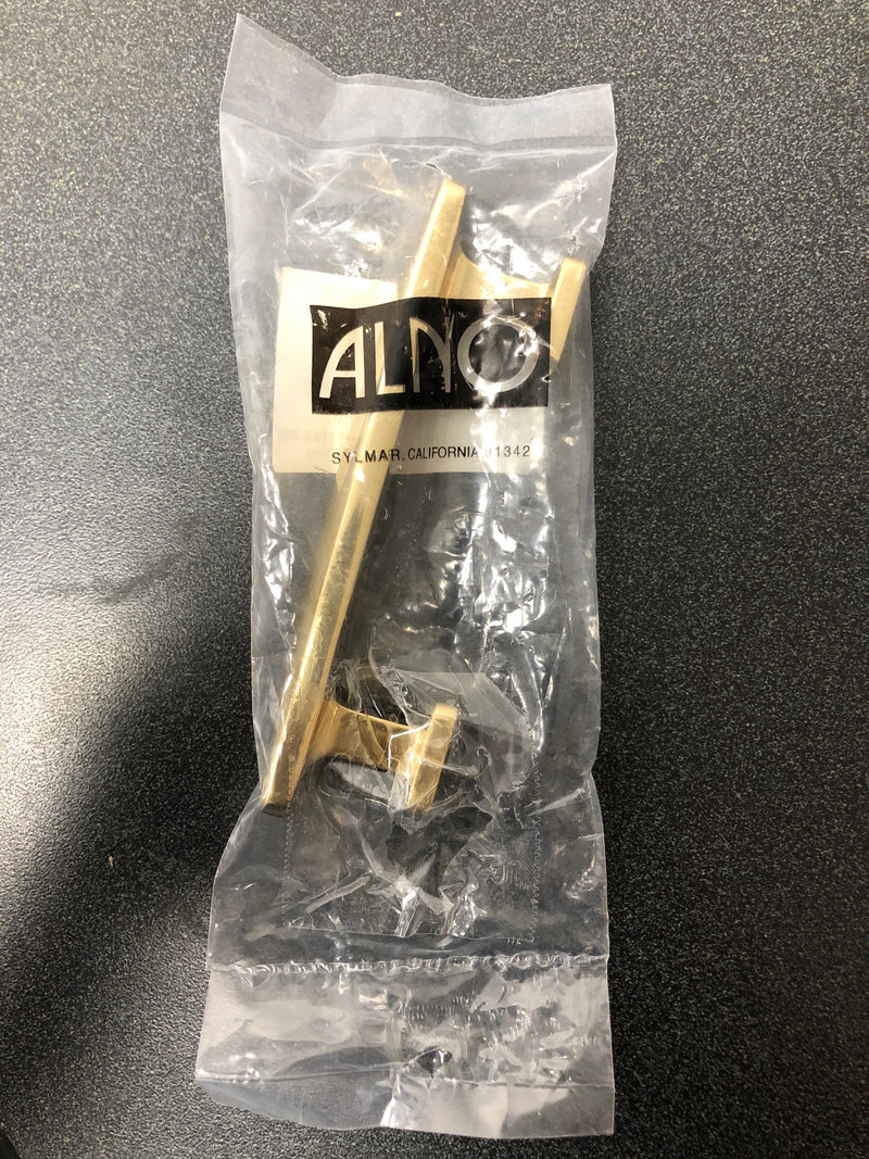 Alno A252-3-PB Cloud 3" Center to Center Modern Convex Solid Brass Cabinet Bar Handle / Drawer Bar Pull - Polished Brass