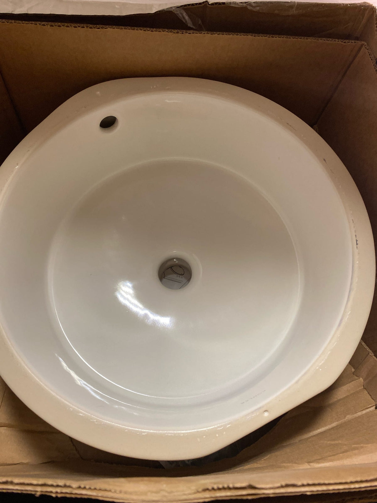 Kohler K-2883-0 Verticyl 13-3/4" Undermount Bathroom Sink with Overflow - White