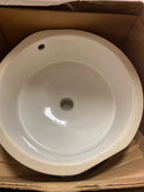 Kohler K-2883-0 Verticyl 13-3/4" Undermount Bathroom Sink with Overflow - White