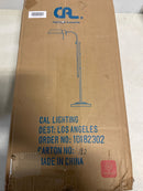 Cal BO-117FL-DB Pharmacy Floor Lamp 46 Inches Adjustable-Height 100-Watt, Dark Bronze