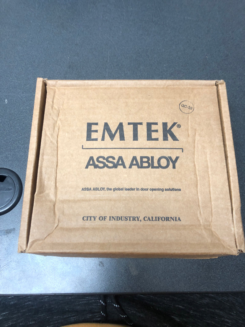 Emtek 5210US19.LSUS19.KNUS19.RH Knurled L-Square Right Handed Privacy Door Lever Set with Square Rose from the SELECT Brass Collection - Flat Black