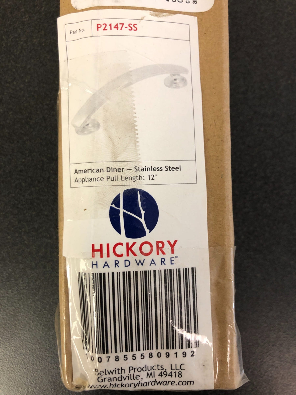 Hickory Hardware American Diner 12 Inch Center to Center Appliance Pull