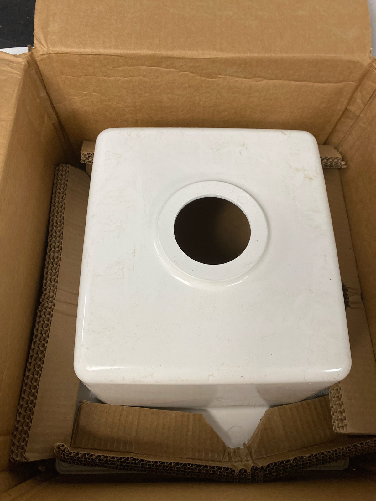PROFLO PFLT1720D 20" Drop In Single Basin SMC Laundry Sink - White