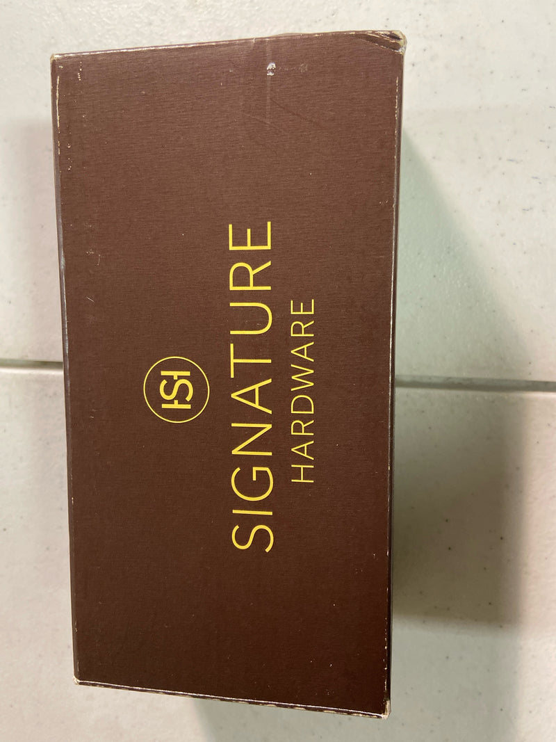 Signature Hardware 483958 Lexia Wall Mounted Euro Toilet Paper Holder - Brushed Gold