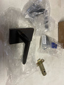Emtek 5212HLOUS10BRH Helios Right Handed Privacy Door Lever Set with Modern Rectangular Rose - Oil Rubbed Bronze