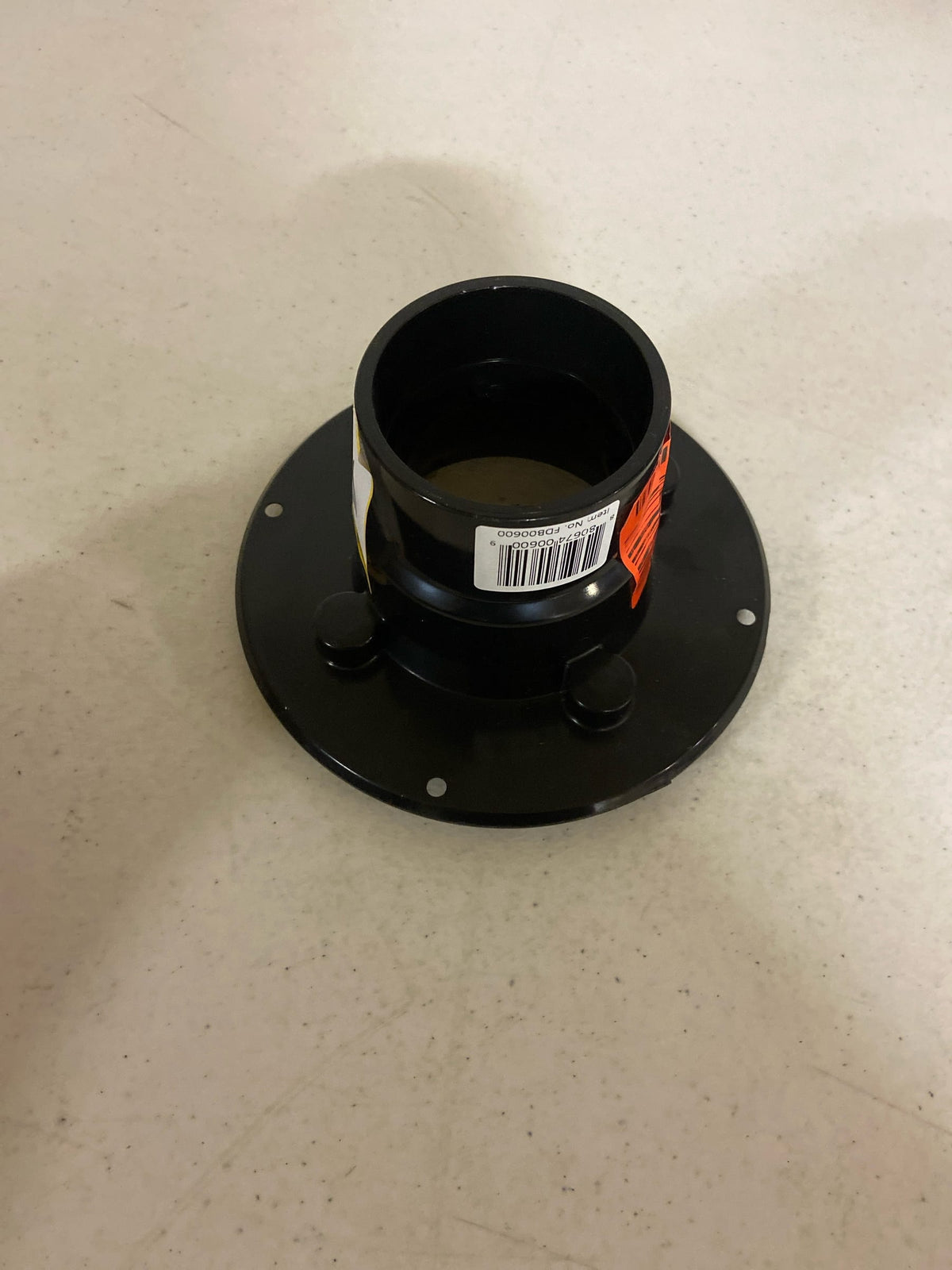 Reln FDB00600 2 in. ABS Shower Drain Base Flange for Shower Linear and Square Drains