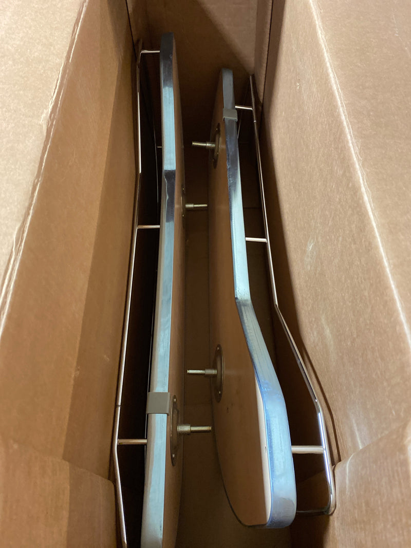 Rev-A-Shelf 587-12-RMP Modern 32-3/4"W Soft Close Pull Out Pivot / Swivel Two Tier Lazy Susan Style Girasolo Blind Left Cabinet Organizer for 12" Opening - Maple