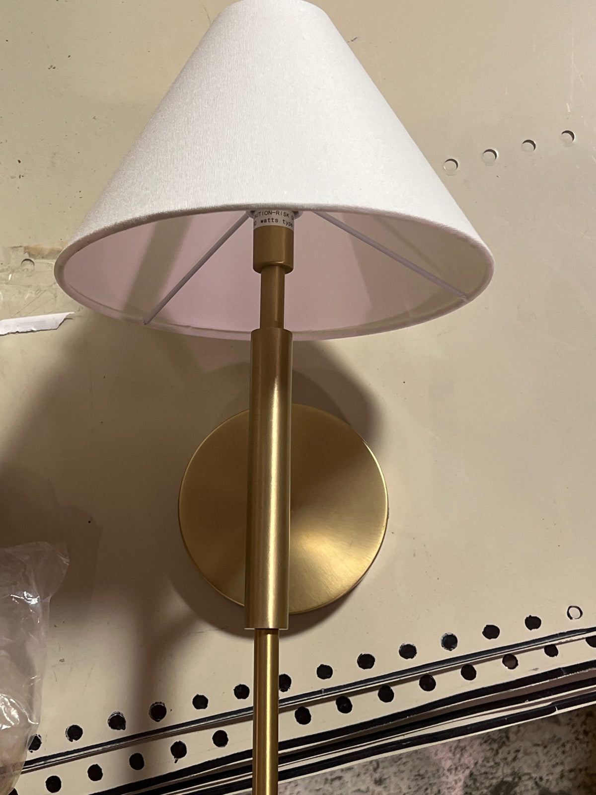 Visual Comfort DJW1011SB Porteau 1-Light Medium Sconce by Drew & Jonathan - Satin Brass