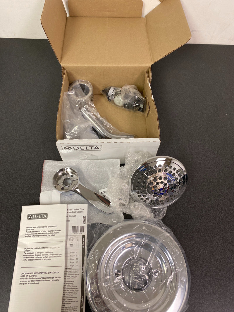 Delta Lahara 1-Handle Shower Only Faucet Trim Kit in Chrome (Valve Not Included)