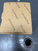 Baldwin 5455V056PRIV 5455V Privacy Door Lever Set with 5048 Rose from the Estate Collection - Satin Nickel