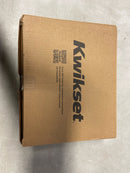 Kwikset 300CSLSQT-514 Casey Privacy Door Lever Set with Square Rose - Matte Black