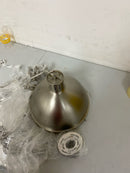 Visual Comfort TOB 5069AN Hicks 13" Large Pendant with Acrylic Diffuser by Thomas O'Brien - Antique Nickel