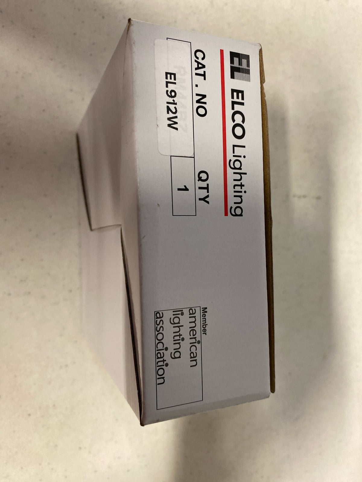 Elco EL2612W 3" Diecast Shower Trim with Diffused Glass Lens - White